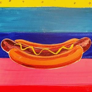 🌈 🌭 painting